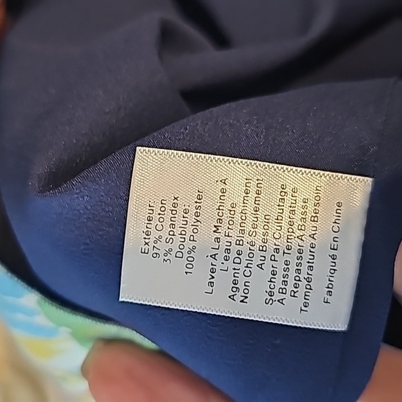 Talbots flamingo vacation beach resort skirt sz 14 petite WSK23 - Picture 5 of 5